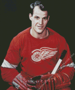 Gordie Howe Diamond Painting