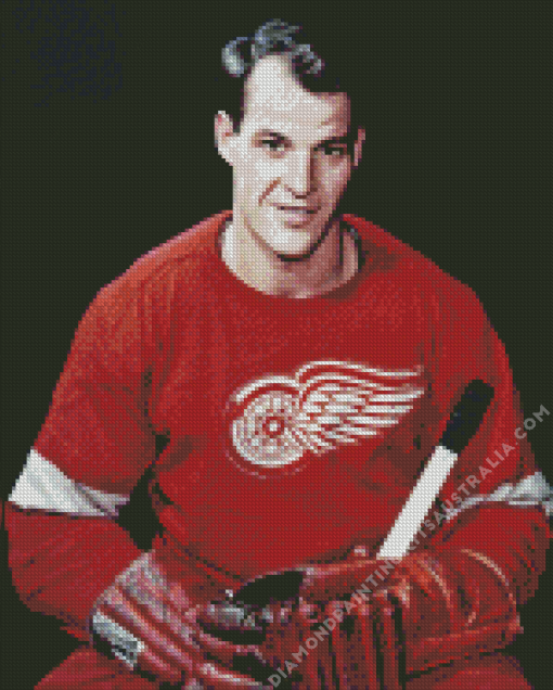 Gordie Howe Diamond Painting