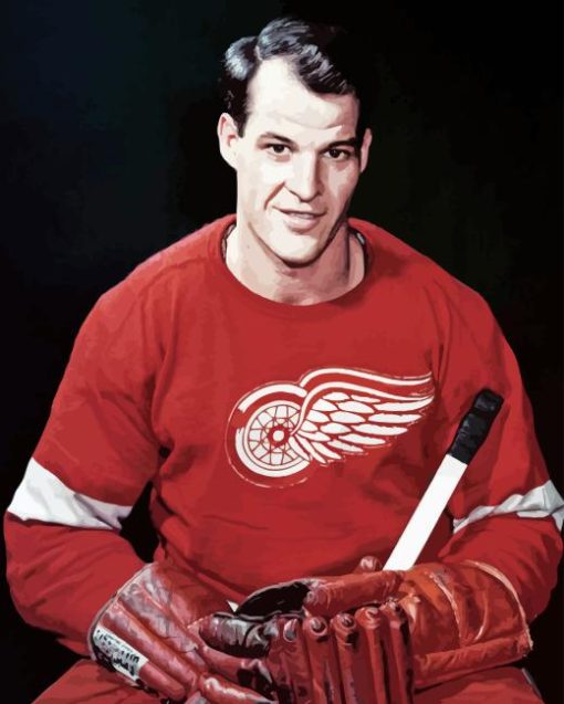 Gordie Howe Diamond Painting