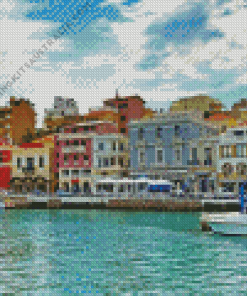 Greece Agios Nikolaos Diamond Painting