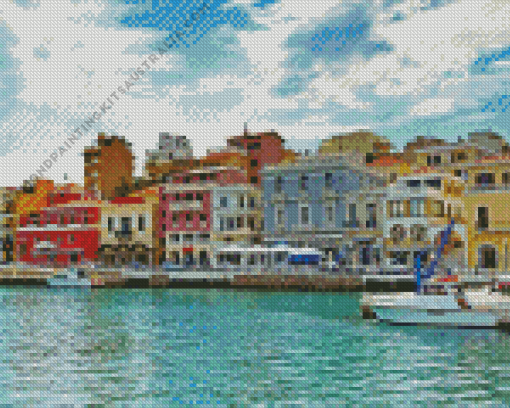 Greece Agios Nikolaos Diamond Painting