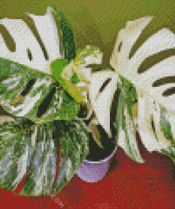 Green Leaves Diamond Painting