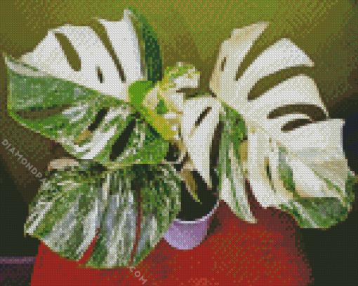 Green Leaves Diamond Painting