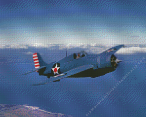 Grumman F4F Wildcat Diamond Painting