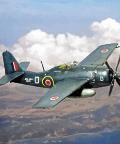 Grumman Wildcat Aircraft Diamond Painting