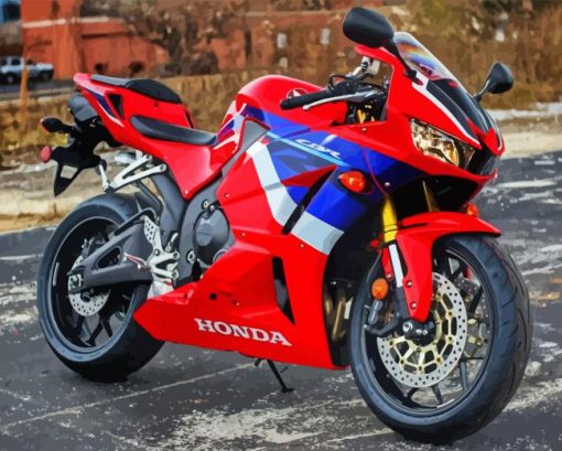 Honda 600 RR Motorcycle Diamond Painting