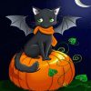 Halloween Cat Diamond Painting