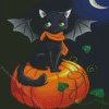 Halloween Cat Diamond Painting