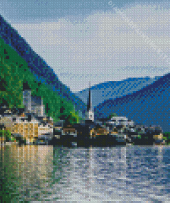 Hallstatt Lake Austria Diamond Painting