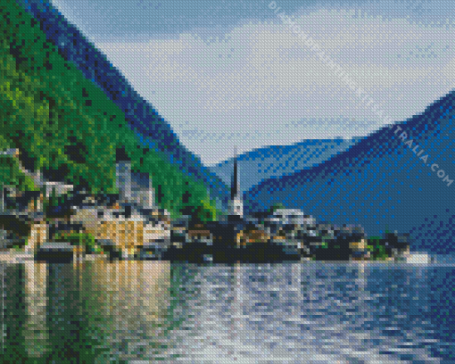 Hallstatt Lake Austria Diamond Painting