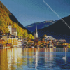 Hallstatt Lake In Austria Diamond Painting