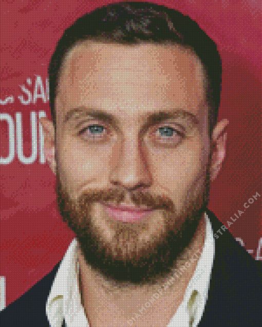 Handsome Aaron Taylor Johnson Diamond Painting