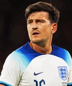 Harry Maguire Player Diamond Painting