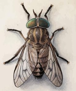 Horse Fly Diamond Painting