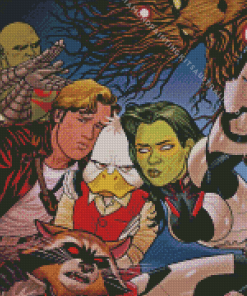 Howard The Duck Characters Diamond Painting