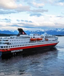 Hurtigruten Ship Diamond Painting