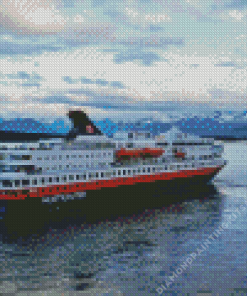 Hurtigruten Ship Diamond Painting