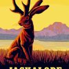 Jackalope Poster Diamond Painting