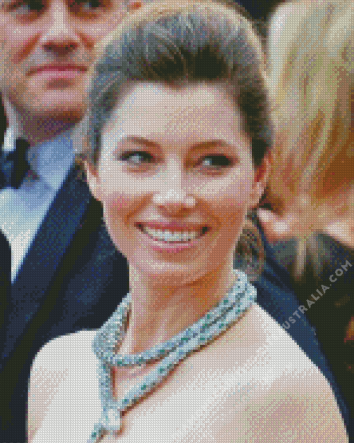 Jessica Biel Diamond Painting