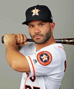 Jose Altuve Diamond Painting