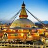 Kathmandu Stupas Diamond Painting