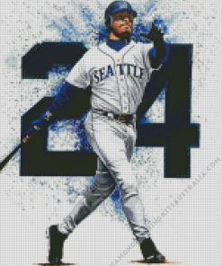 Ken Griffey Jr Player Diamond Painting