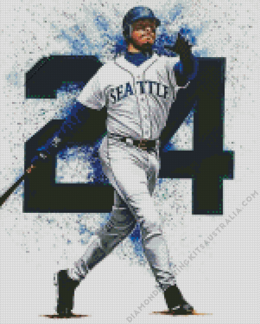 Ken Griffey Jr Player Diamond Painting