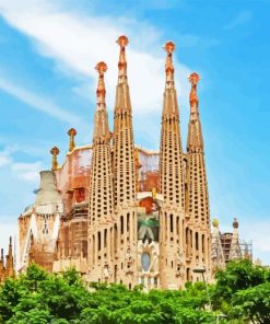 La Sagrada Familia Basilica Diamond Painting