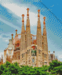 La Sagrada Familia Basilica Diamond Painting