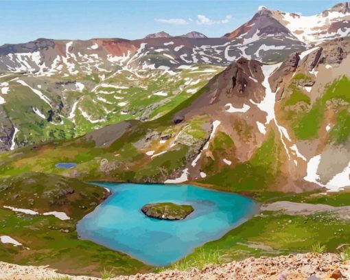 Lake Alpine In California Diamond Painting