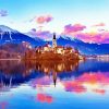 Lake Bled In Slovenia Diamond Painting