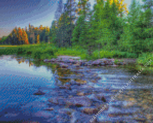 Lake Itasca Minnesota Diamond Painting