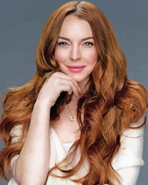 Lindsay Lohan Actress Diamond Painting