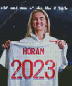 Lindsey Horan Soccer Player Diamond Painting