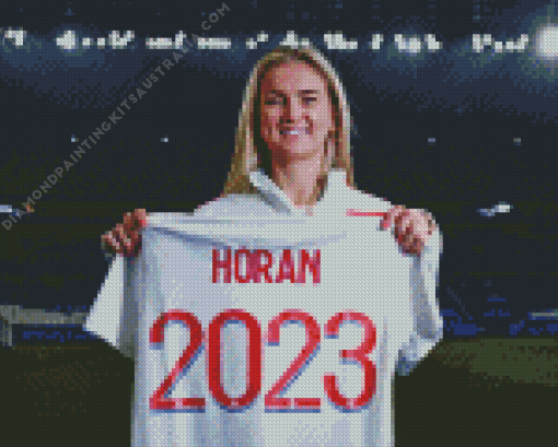 Lindsey Horan Soccer Player Diamond Painting