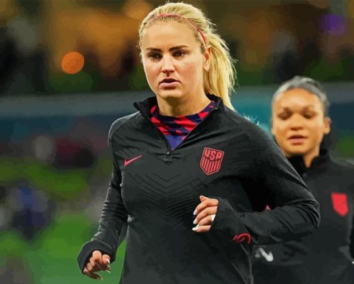 Lindsey Horan Player Diamond Painting