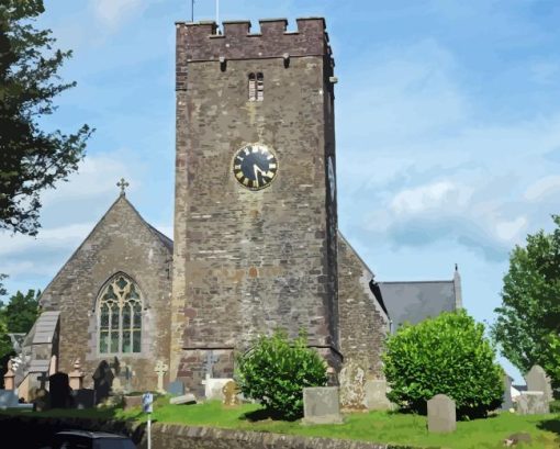 Llandeilo Church Diamond Painting