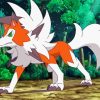 Lycanroc Pokemon Diamond Painting