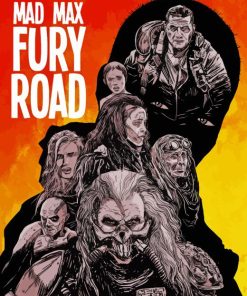 Mad Max Fury Road Poster Diamond Painting