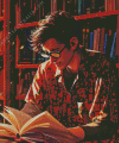 Man Reading Book Diamond Painting