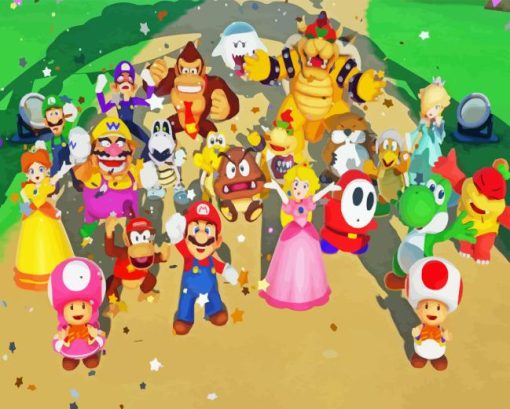 Mario Movie Characters Diamond Painting