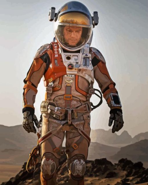 Mark Watney The Martian Diamond Painting