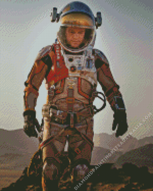 Mark Watney The Martian Diamond Painting