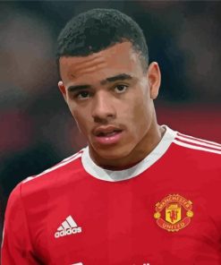 Mason Greenwood Player Diamond Painting