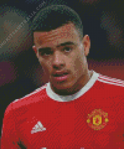 Mason Greenwood Player Diamond Painting