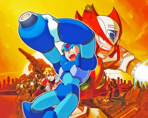 Mega Man X Legacy Diamond Painting