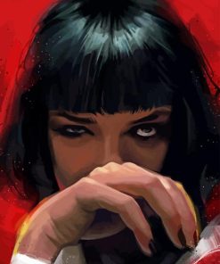 Mia Wallace Character Diamond Painting