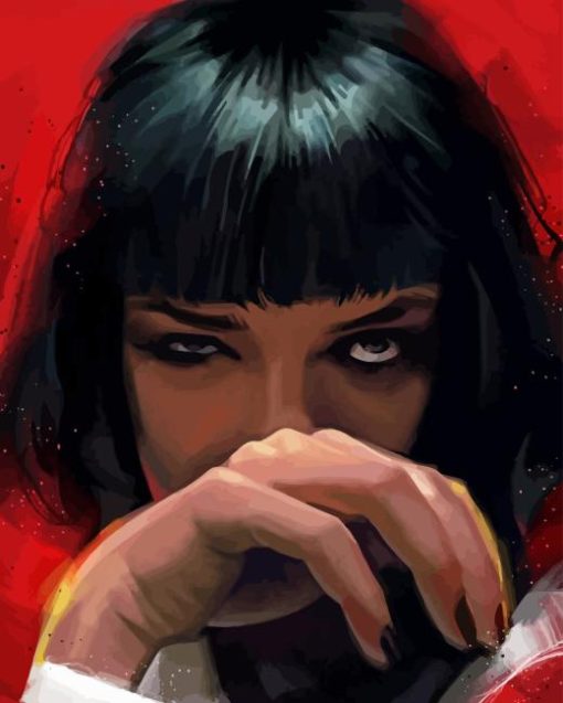 Mia Wallace Character Diamond Painting