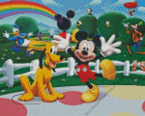 Mickey Mouse Clubhouse Serie Diamond Painting