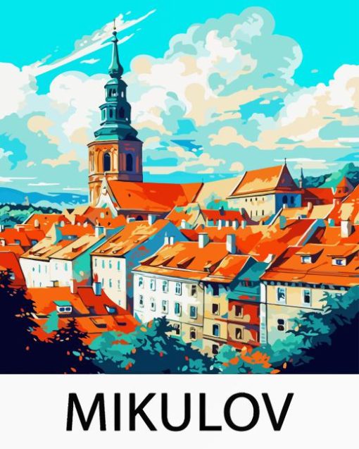 Mikulov Poster Diamond Painting